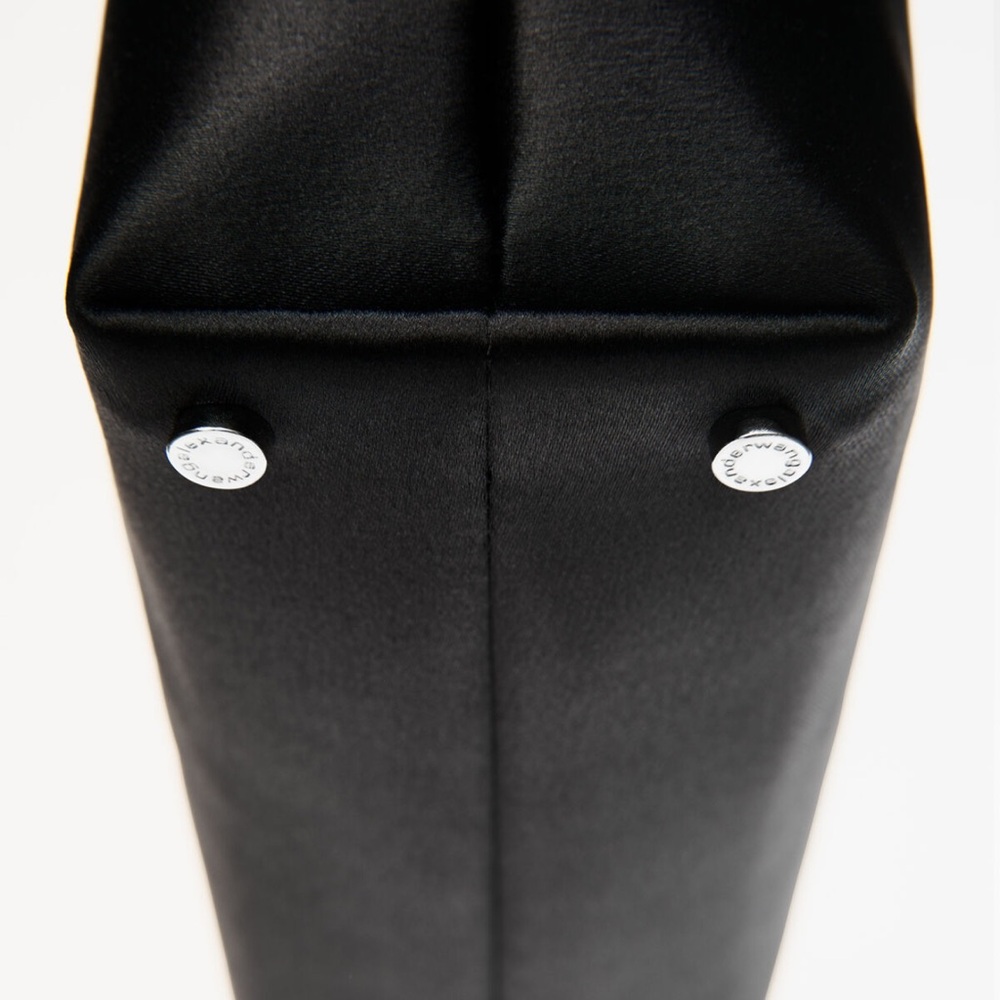 Alexander Wang Black Shoulder Bag with Silver Accents - Picture 3 of 8
